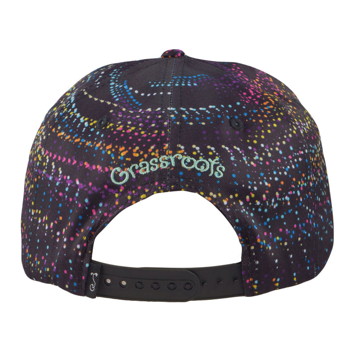 Night Owl Rainbow Vortex Snapback Hat