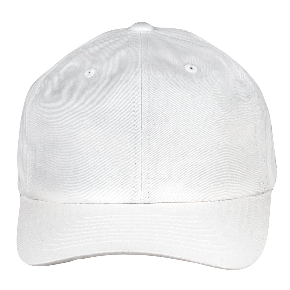 Gorra de papá blanca con toque de clase