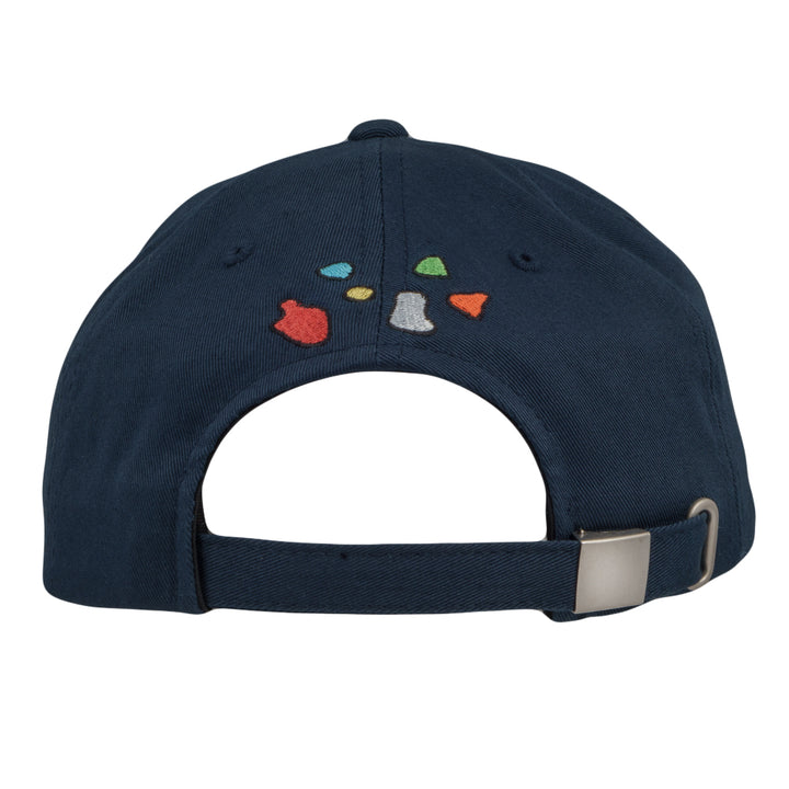 Gorra de papá con diseño de tortuga azul marino y contenedor espacial de Jerry García