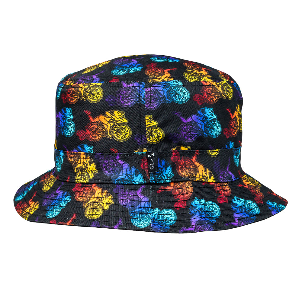 John Speaker Bicycle Day Reversible Bucket Hat