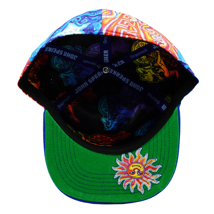 John Speaker Bicycle Day Allover Fitted Hat