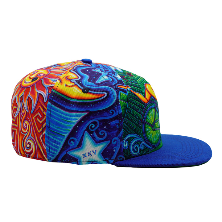 John Speaker Bicycle Day Allover Fitted Hat