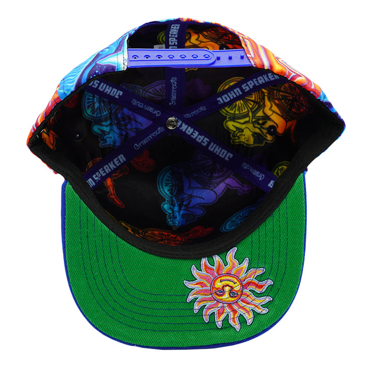 John Speaker Bicycle Day Allover Snapback Hat