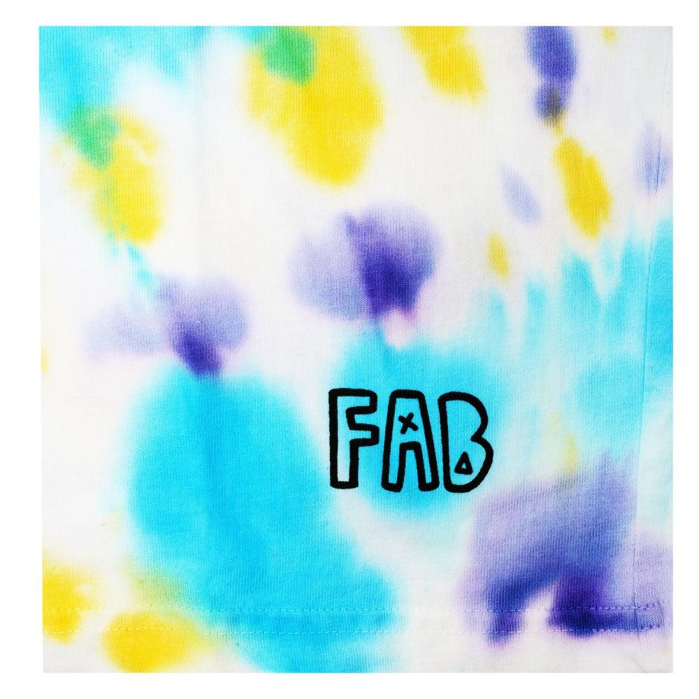 Camiseta con efecto tie-dye de FAB Shapes